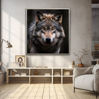 Face Painting of a Wolf